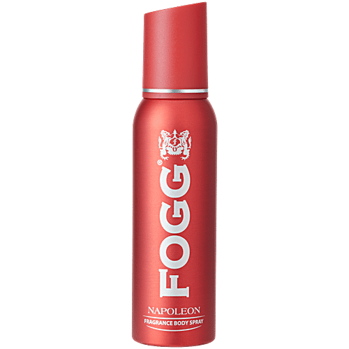 Fogg Napoleon Perfume Body Spray For Men - Red, Long Lasting, No Gas, Everyday Deodorant, 150 ml