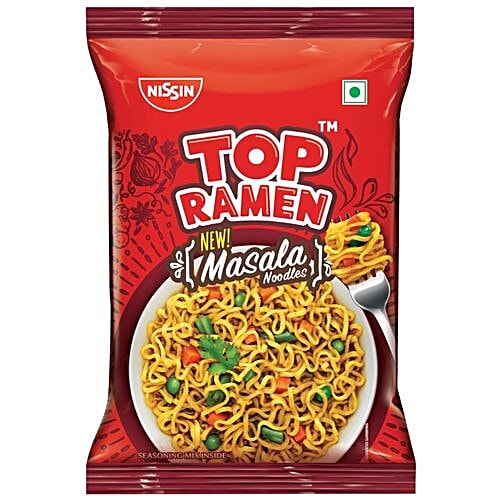 Buy Top Ramen Noodles Masala 140 Gm Pouch Online at the Best Price of
