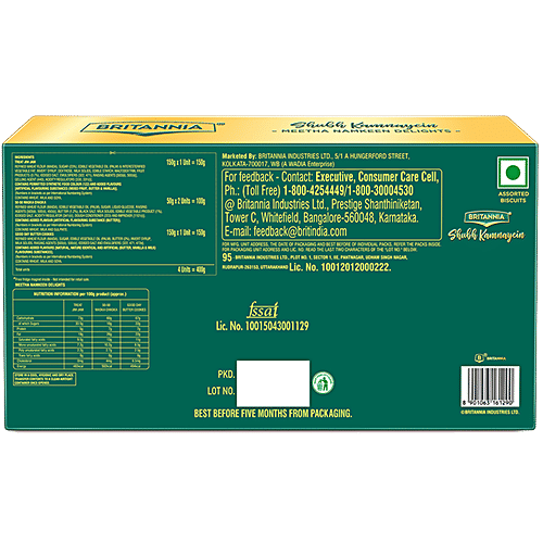 Britannia Shubh Kamnayein - Meetha Namkeen Delights, 350 g Carton 