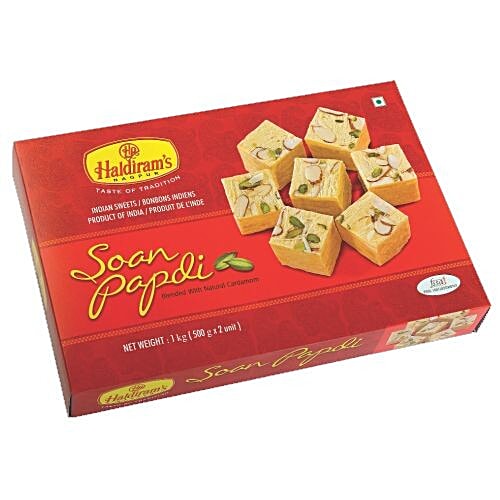 Buy Haldiram's Soan Papdi Twin Pack, Authentic Taste, Crispy & Flaky