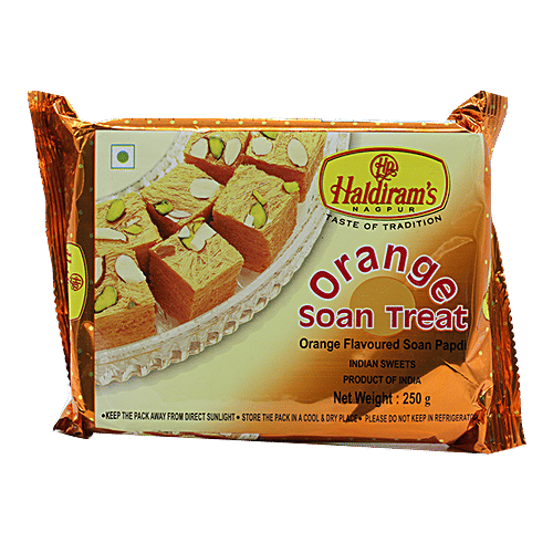 Haldirams  Soan Treat - Orange, 250 g Pouch 