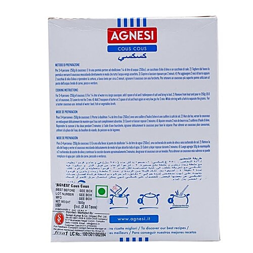 Agnesi Cous Cous, 500 g Pouch 