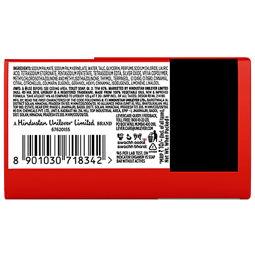 Lifebuoy Total 10 Soap Bar, 56 g Carton 