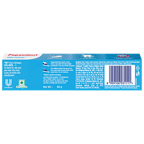 Pepsodent 2 In 1 Toothpaste, 80 g