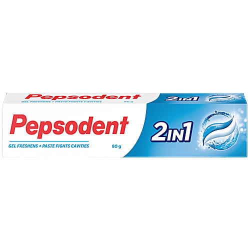 Pepsodent 2 In 1 Toothpaste, 80 g