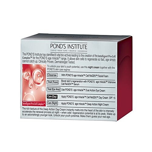 pond's age miracle wrinkle corrector spf 18 pa   day cream 50 g