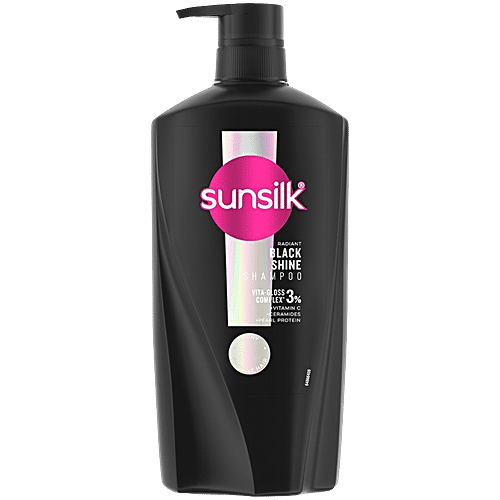 Sunsilk Radiant Black Shine Shampoo, 650 ml  