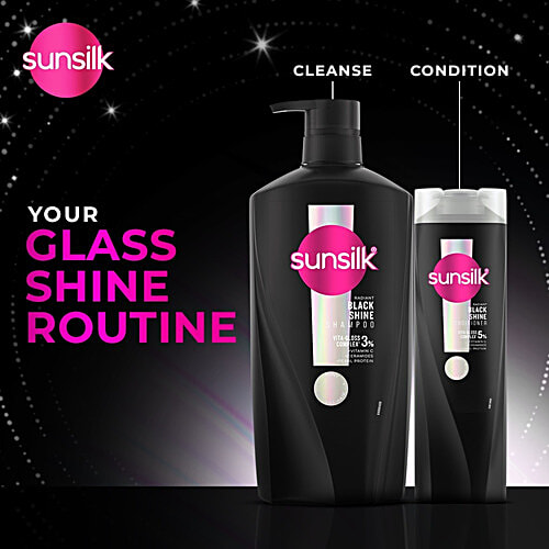 Sunsilk Radiant Black Shine Shampoo, 650 ml  