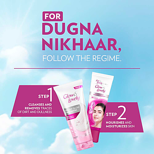 Glow & Lovely Bright Glow Face Wash, 100 g  