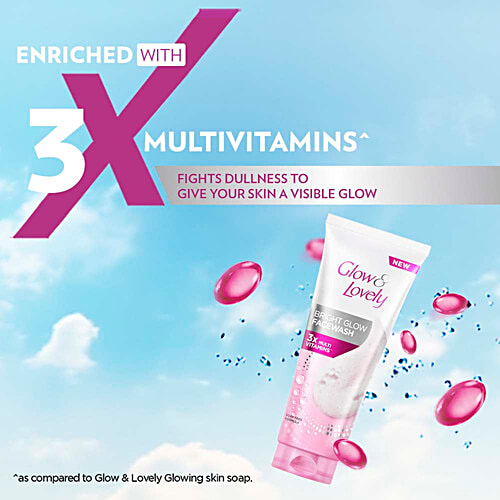 Glow & Lovely Bright Glow Face Wash, 100 g  