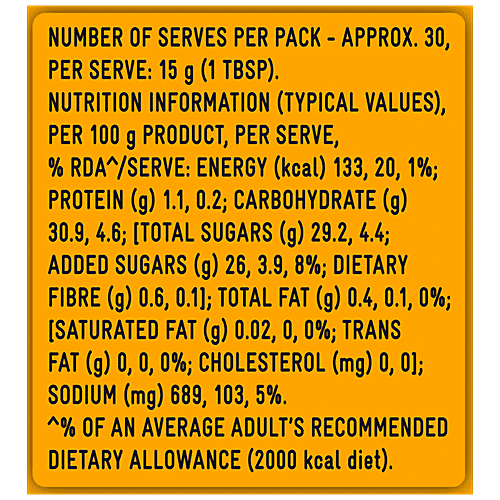 Kissan No Onion & Garlic Tomato Sauce, 415 g No Trans Fat