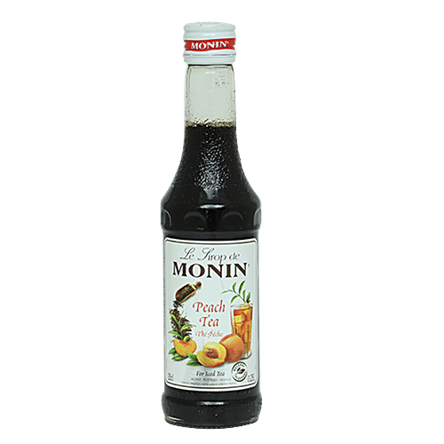 Buy Monin Syrup Peach Tea With Natural Tea Extracts 250 Ml Bottle
