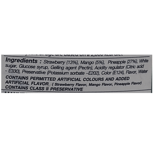 Chabaa Jam - Mixed Fruit, 430 g Bottle 