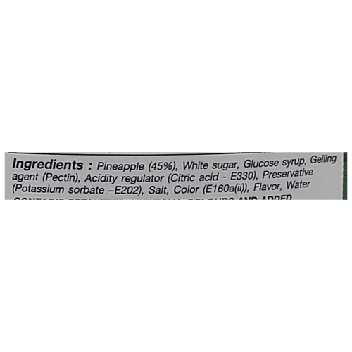 Chabaa Jam - PineApple, 430 g Bottle 