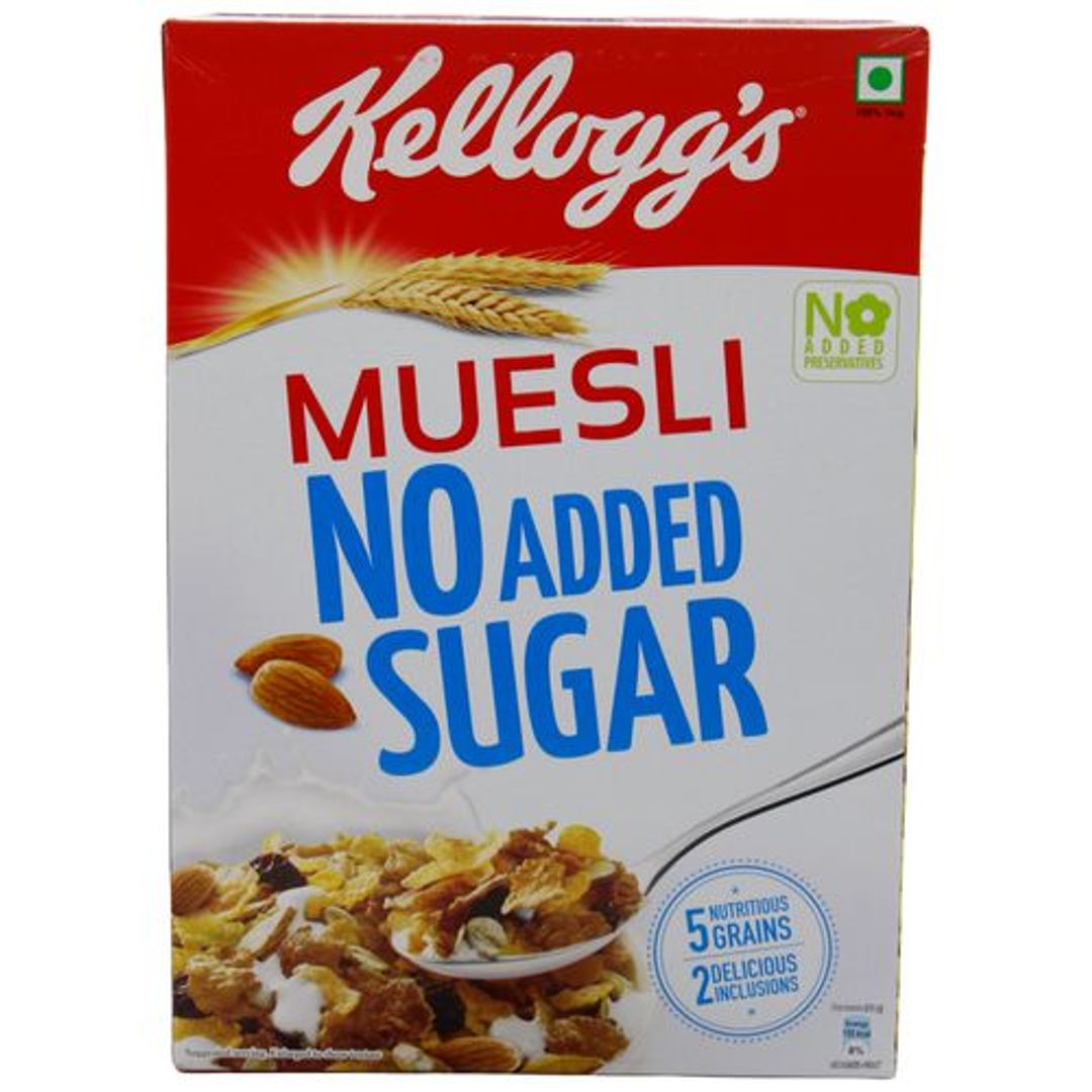 Kelloggs Muesli No added sugar, 500 g Carton