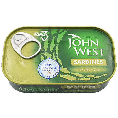 Buy John West Sardines In Olive Oil 120 Gm Tin Online at the Best Price of Rs null bigbasket