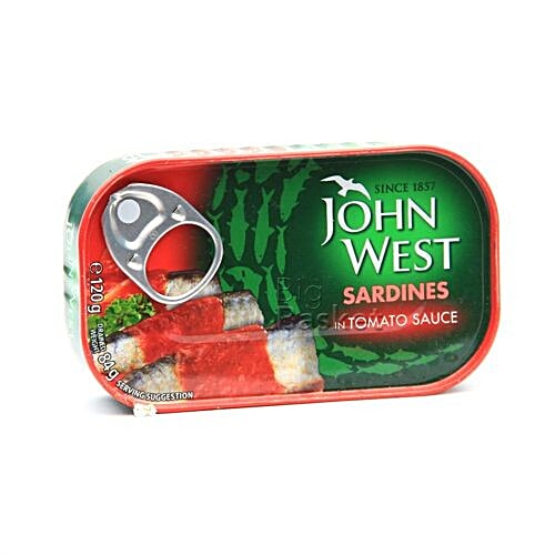 Buy John West Sardines In Tomato Sauce 120 Gm Tin Online at the Best