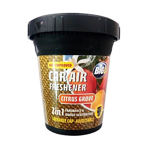Big D Car Air Freshener - Citrus Grove, 130 g Jar 