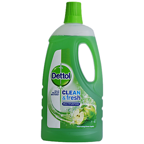 Buy Dettol Floor Disinfectant Surface Cleaner Multipurpose Green Apple Online at Best Price of
