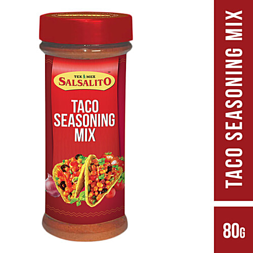 Tex Mex Salsalito Taco Seasoning Mix, 80 g Jar Authentic Mexican Taste
 Great Tasting Fillings