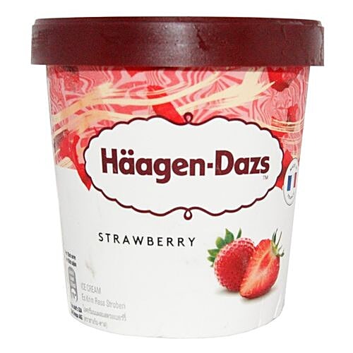 Haagen-Dazs Ice Cream - Strawberry, 473 ml  