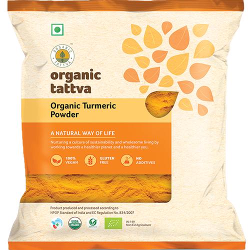 Organic Tattva Organic Powder - Turmeric, 100 g pouch 