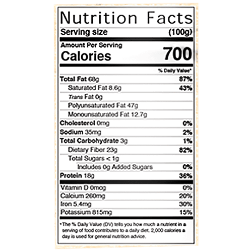 Organic Tattva Organic Seeds - Flax, 100 g Pouch 