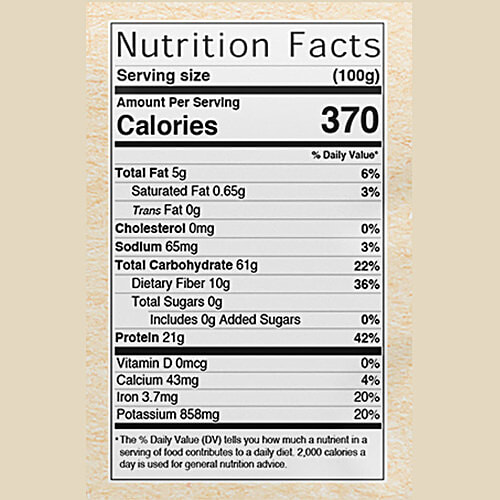 Organic Tattva Organic Besan/Kadale Hittu, 500 g Pouch 