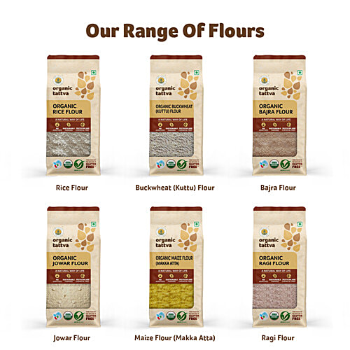 Organic Tattva Organic Wheat Dalia, 500 g Pouch Fiber Rich