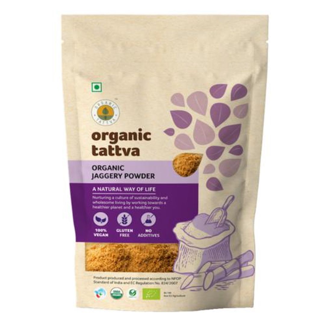 Organic Tattva Organic Powder - Jaggery/Bella, 500 g Pouch
