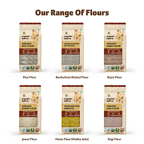 Organic Tattva Organic Maida, 500 g Pouch Fiber Rich