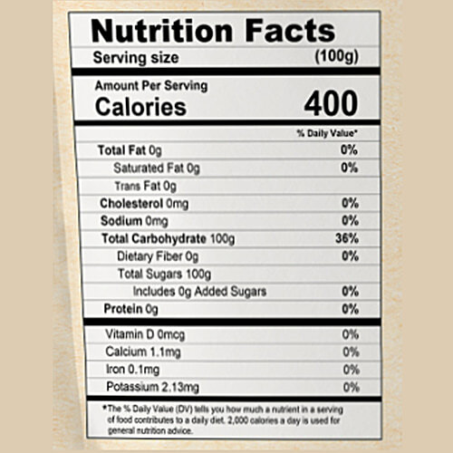 Organic Tattva Organic Sugar/Panchadara, 500 g Pouch 