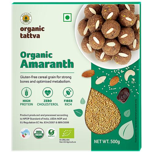 Organic Tattva OrganicSeeds-Amaranth(Rajgeera), 500g Pouch 