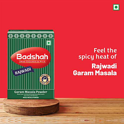 Badshah Rajwadi Garam Masala Powder, 50 g Carton Perfectly Blended Spices For Rich Taste & Aroma