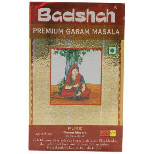 Badshah Premium Masala Garam, 50 g Carton Zero Cholesterol
