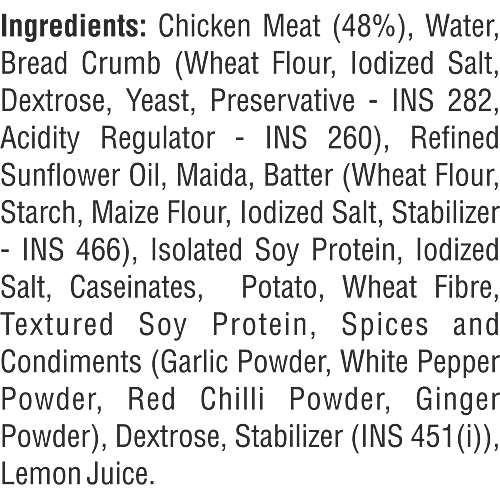 Venkys Popcorn - Chicken, 300 g Pouch 