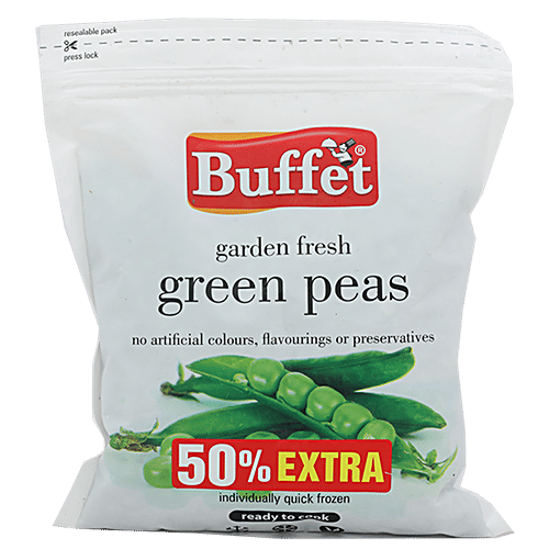 Buffet  Green Peas - Garden Fresh, 500 g Pouch 