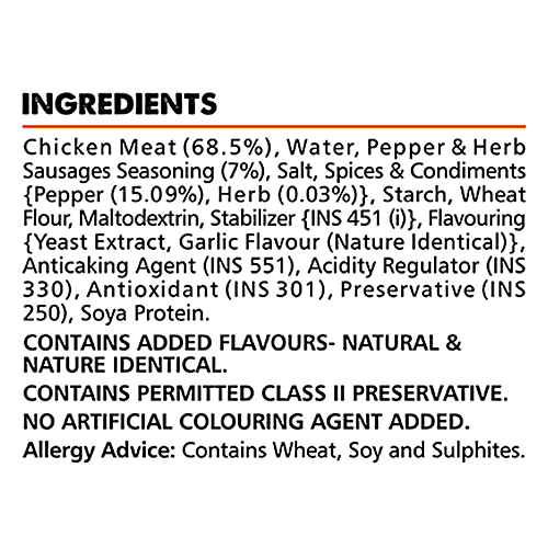 Yummiez Pepper & Herb Salami Chicken, 250 g  