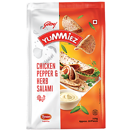 Yummiez Pepper & Herb Salami Chicken, 250 g  