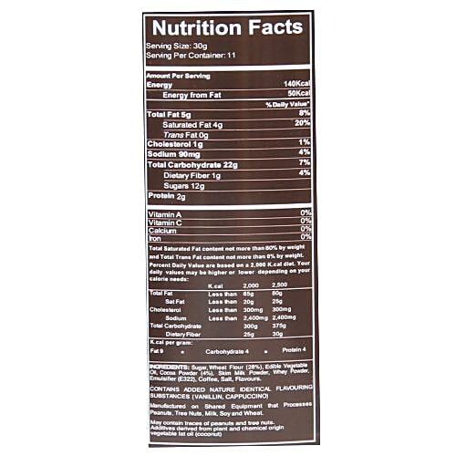 Delfi Wafer Roll - Twister, With Cappuccino Flavoured Cream, 320 g  Zero Trans Fat