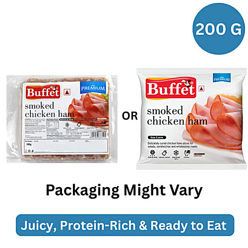 Buffet  Smoked Chicken Ham - Ready To Serve, 200 g Pouch Contains No Beef in Any Form