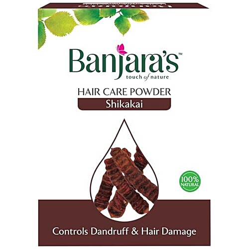 Banjara's Shikakai Hair Care Powder - Pure Herb, 100 g  100% Natural