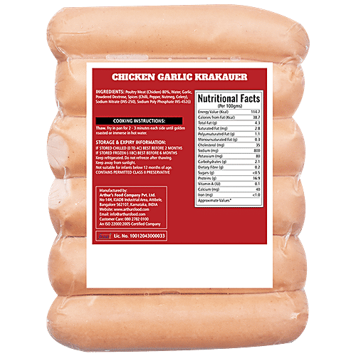 Buy Bon Appetit Krakauer Chicken Garlic 300 Gm Pouch Online at the Best
