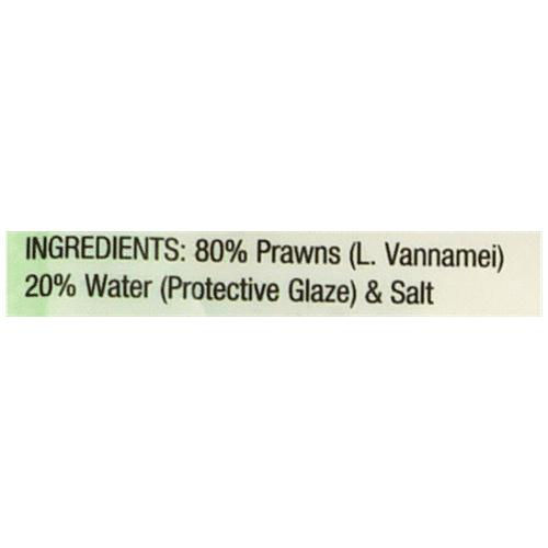 Cambay Tiger Prawns DVC - Medium, 600 g Deveined & Cleaned 