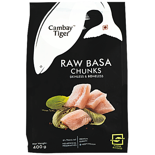 Cambay Tiger Basa Chunks, 400 g Box 