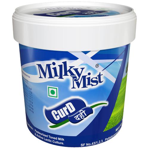 Milky Mist Curd/Dahi - No Preservatives Added, 1 kg Bucket 
