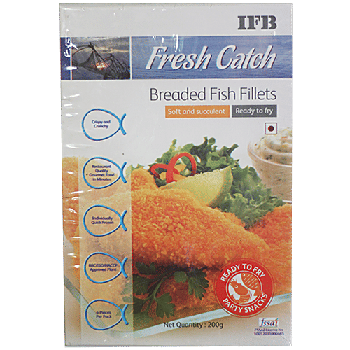Buy Ifb Ready To Fry Breaded Fish Fillets Soft And Succulent 200 Gm 4