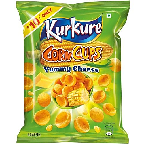 Buy Kurkure Namkeen Corn Cups, Yummy Cheese Online at Best Price of