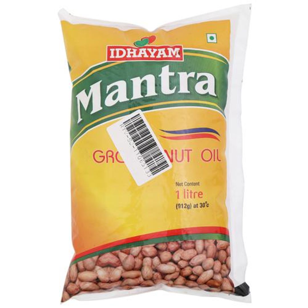 Idhayam Oil - Mantra GroundNut, 1 L Pouch