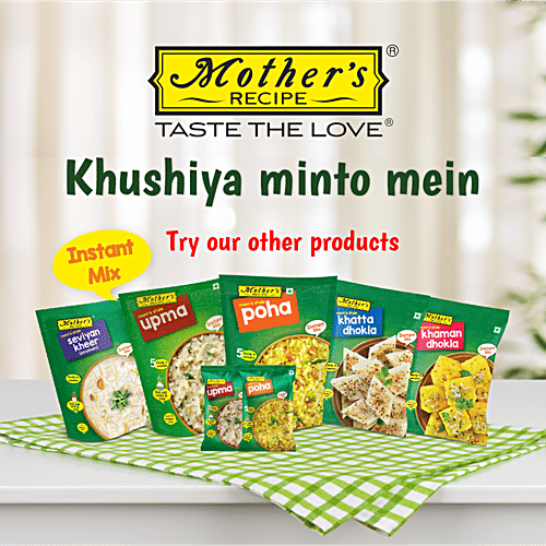 Mother's Recipe Khaman Dhokla Instant Mix, 180 g Pouch Zero Trans Fat